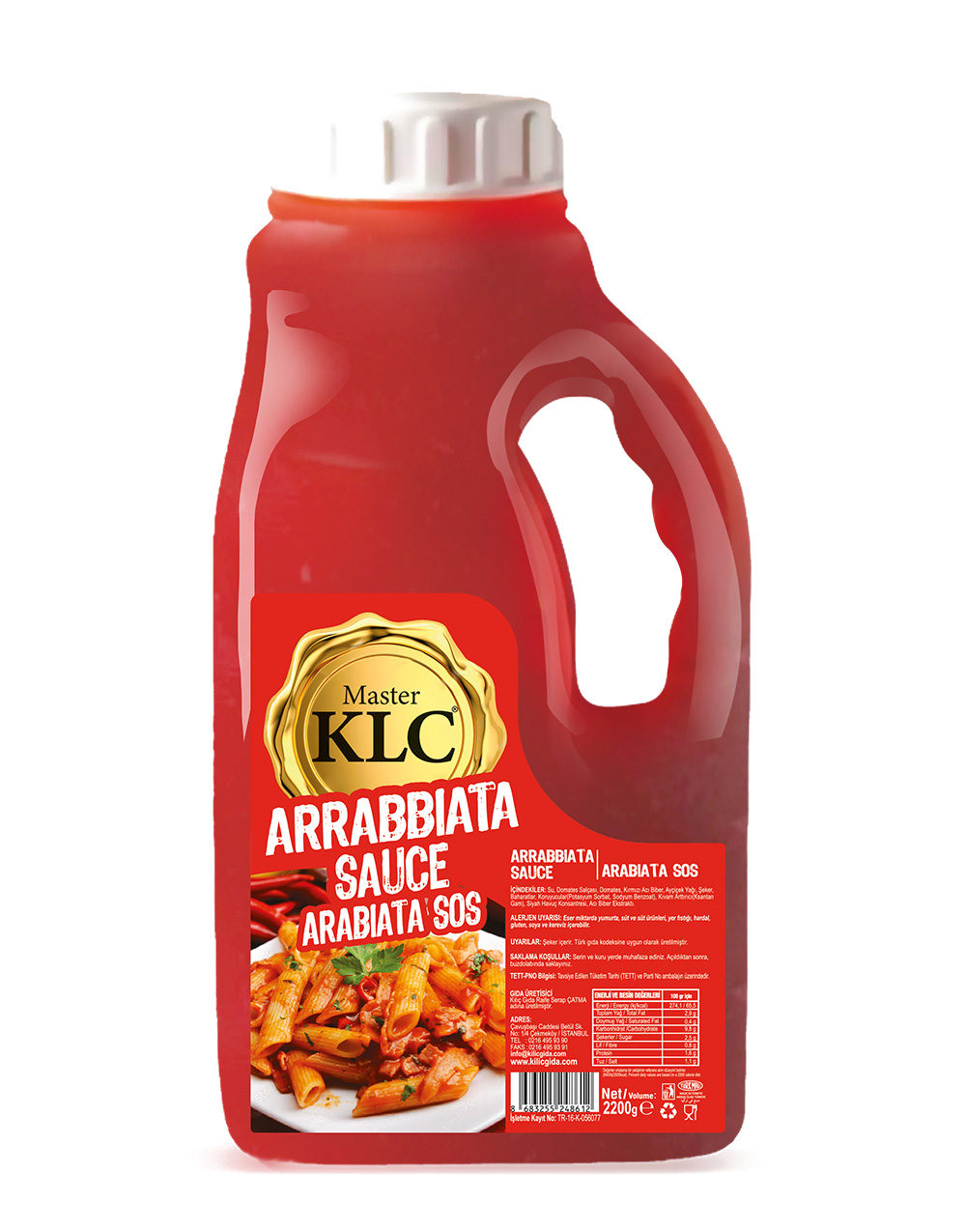 Arrabbiata Sos 2200 g