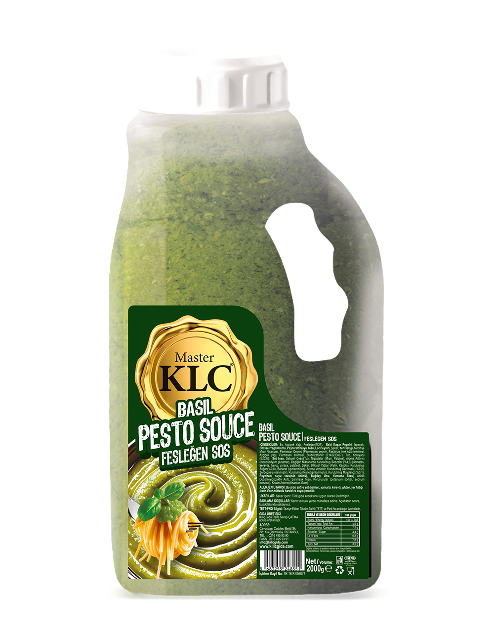 Fesleğenli Pesto Sos 2000 g