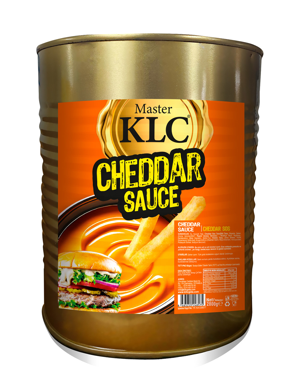 Cheddar Sos 2800 g