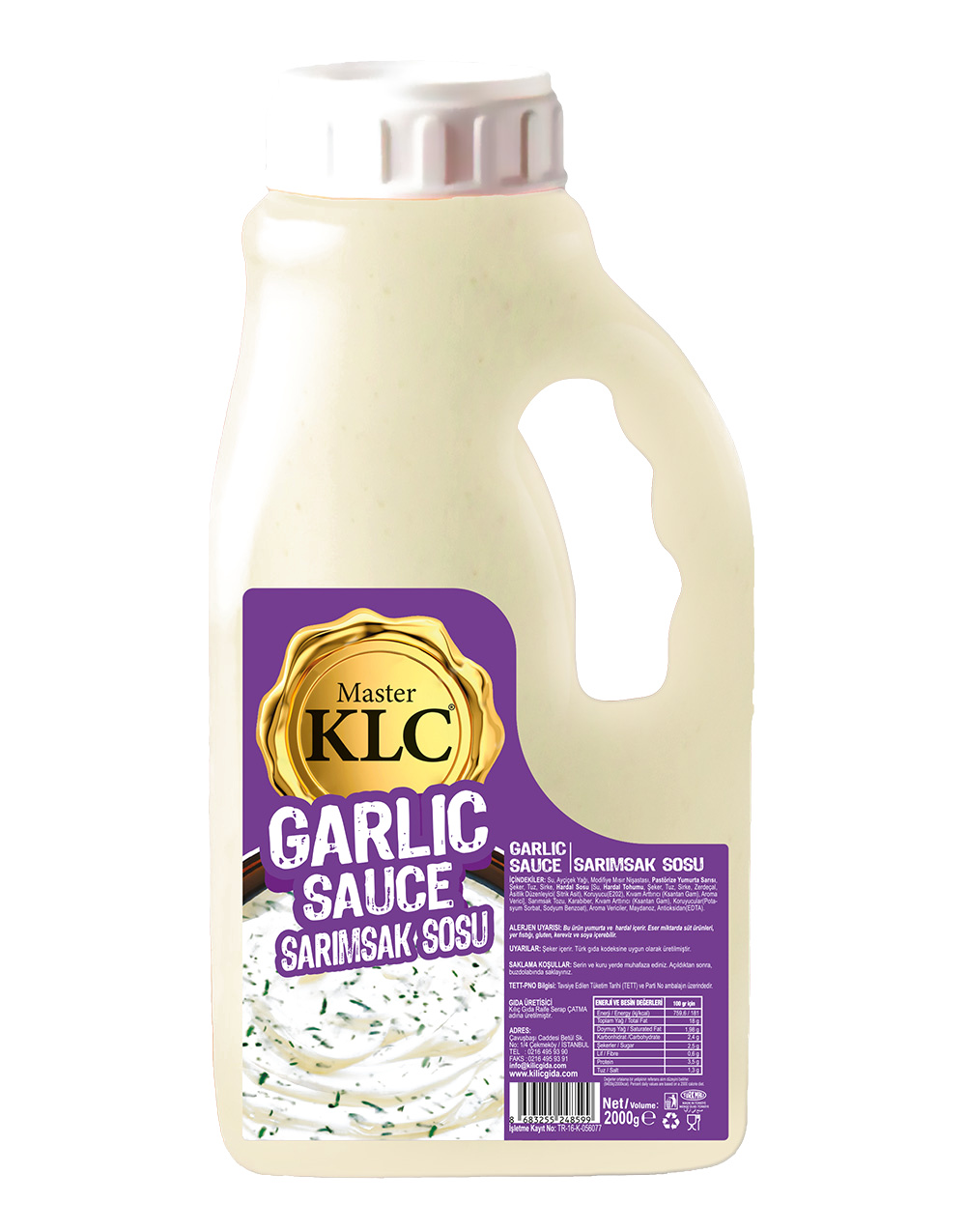 Sarımsaklı Sos 2000 g